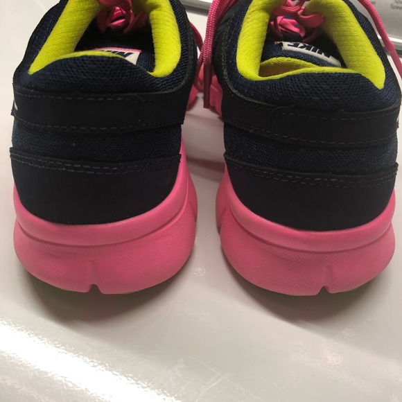 LNike Flex Experience RN 2 blue gray pink sneakers - Picture 3 of 8